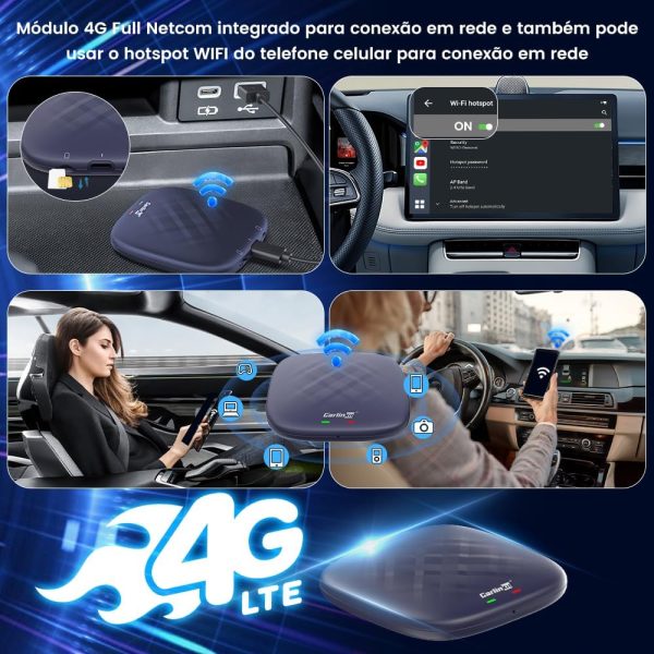 Carlinkit Tbox Plus CPC200-Tbox Plus Android 13.0 Internet AI Box