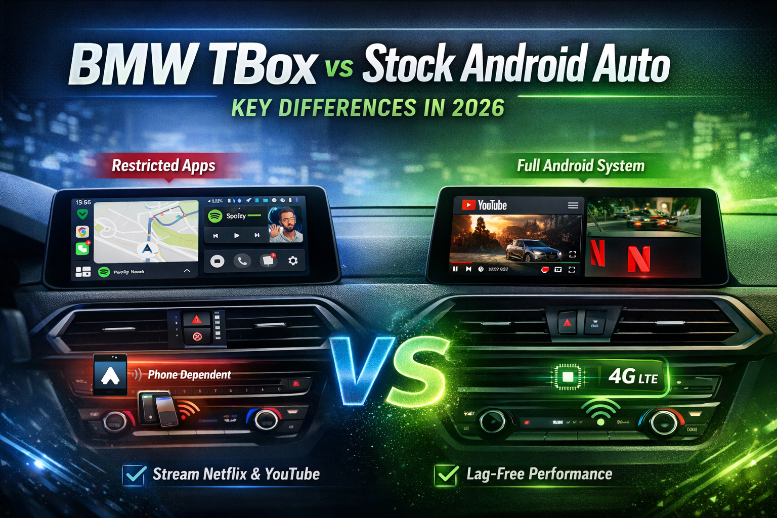 BMW MMB Box vs. Android Auto: O Comparativo Definitivo 2026